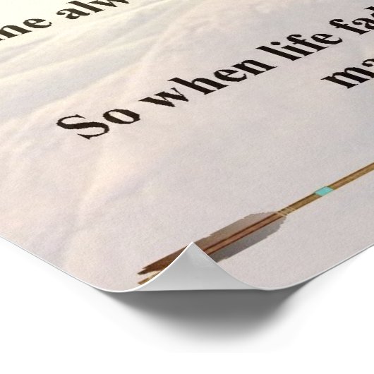 indisches Gebet-1 Poster (Ecke)