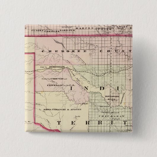 Indisches Gebiet 2 Button (Vorderseite)