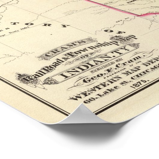 Indisches Gebiet 2 Poster (Ecke)