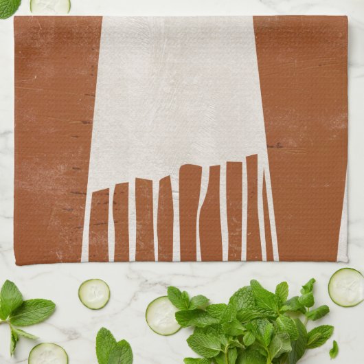 Indisches Gebiet I Geschirrtuch (Gefaltet)