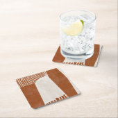 Indisches Gebiet I Rechteckiger Pappuntersetzer (Vor Ort)