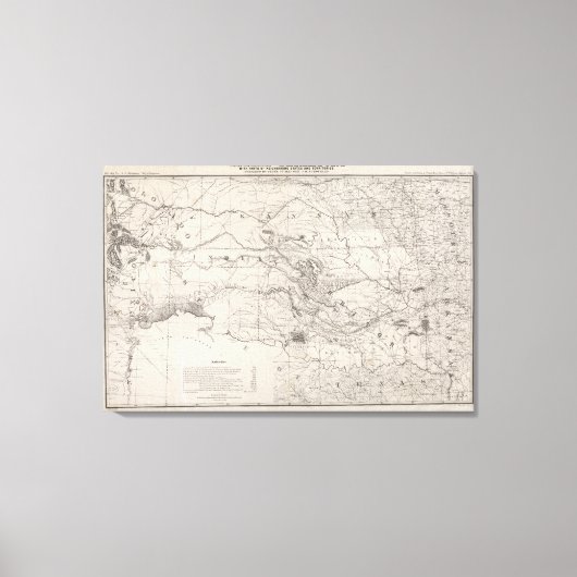 Indisches Gebiet Leinwanddruck (Vorderseite)