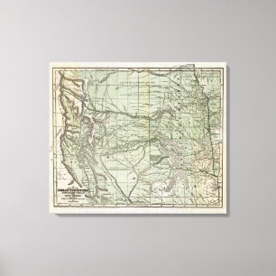 Indisches Gebiet, Nordtexas und New Mexiko Leinwanddruck