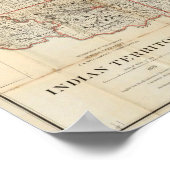 Indisches Gebiet Poster (Ecke)