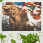 Indisches Geschirrtuch 1A (Gefaltet)