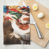 Indisches Geschirrtuch 1A (Viertel Falte)