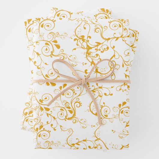 Indisches Gold Leaf Geschenkpapier Set (Beispiel)