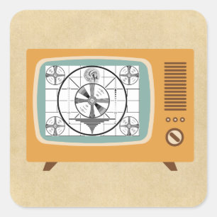 Indisches Haupttest-Muster Quadratischer Aufkleber