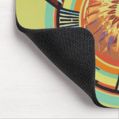 Indisches Head-Test-Muster Mousepad (Ecke)