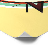 Indisches Head-Test-Muster Poster (Ecke)