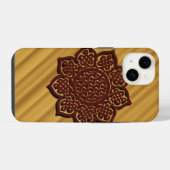 Indisches Henna iPhone Hülle (Rückseite (Horizontal))