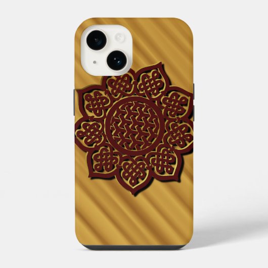 Indisches Henna iPhone Hülle (Rückseite)