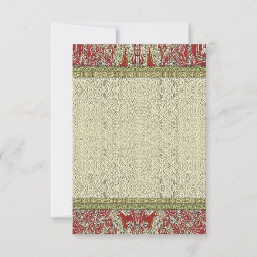 Indisches Indien Feiern Hindu Hochzeit Einladung (Vorderseite)