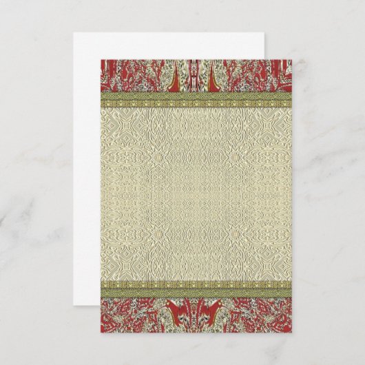 Indisches Indien Feiern Hindu Hochzeit Einladung (Vorne/Hinten)