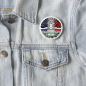 Indisches Indien, Französisch-Tree-Roots-Flag Button (Beispiel)