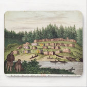 Indisches Lager auf Quadra Insel Mousepad (Vorne)