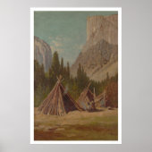 Indisches Lager im Yosemite-Tal (1189) Poster (Vorne)