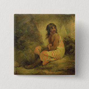 Indisches Mädchen, 1793 (Öl auf der Leinwand Button