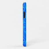 Indisches Mandala Blau Case-Mate iPhone Hülle (Hinten/Rechts)