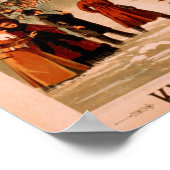 Indisches Massaker von Kiralfy "Around the World" Poster (Ecke)