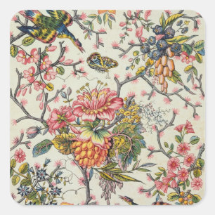 indisches Modell Quadratischer Aufkleber