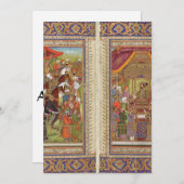 Indisches Mogulum Islam Islamische Boho Art Einladung (Vorne/Hinten)