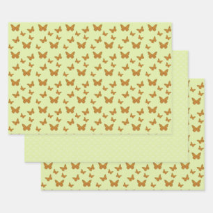 Indisches Monarchwrapping Paper-Set Geschenkpapier Set