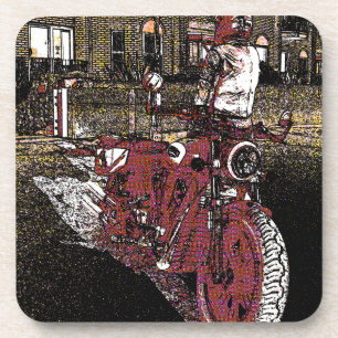 Indisches Motorrad Getränkeuntersetzer