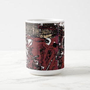 Indisches Motorrad Kaffeetasse