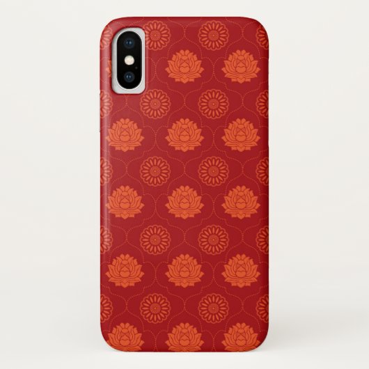 Indisches Muster Case-Mate iPhone Hülle (Rückseite)
