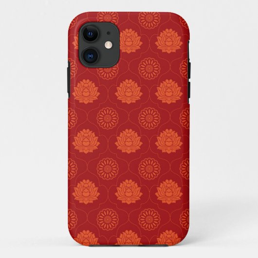 Indisches Muster Case-Mate iPhone Hülle (Rückseite)