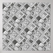 Indisches Muster Doodle 2 Poster (Vorne)