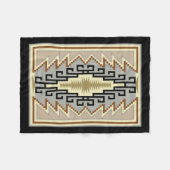 Indisches Muster Fleece Blanket (Vorderseite (Horizontal))