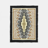 Indisches Muster Fleece Blanket (Vorderseite)