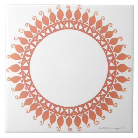 Indisches Muster Fliese (Vorderseite)