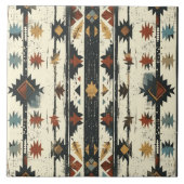 Indisches Muster für coolen Western Fliese (Vorderseite)