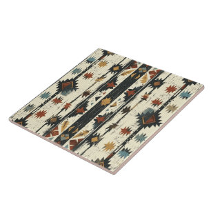 Indisches Muster für coolen Western Fliese