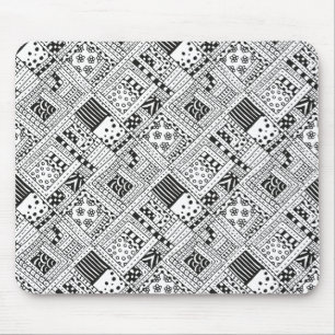 Indisches Muster-Gekritzel Mousepad