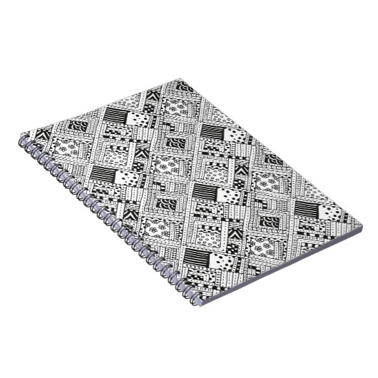 Indisches Muster-Gekritzel Notizblock (Rechte Seite)