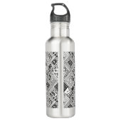 Indisches Muster-Gekritzel Trinkflasche (Rückseite)