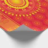 indisches Muster Geschenkpapier (Ecke)