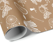 Indisches Muster Geschenkpapier (Rolleneckpunkt)