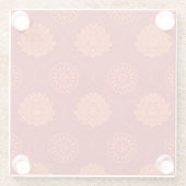 Indisches Muster Glasuntersetzer (Rückseite)