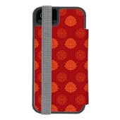 Indisches Muster Incipio iPhone Geldbeutel-Hülle (Folio Rückseite)