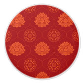 Indisches Muster Keramikknauf (Vorderseite)