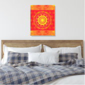 indisches Muster Leinwanddruck (Insitu (Schlafzimmer))