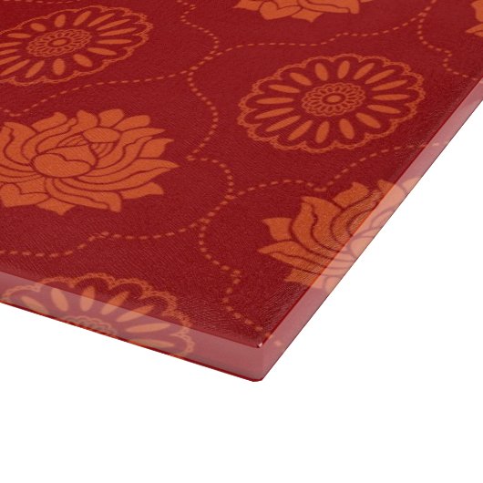 Indisches Muster Schneidebrett (Ecke)