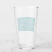 Indisches Muster (von William Morris) Glas (Rückseite)
