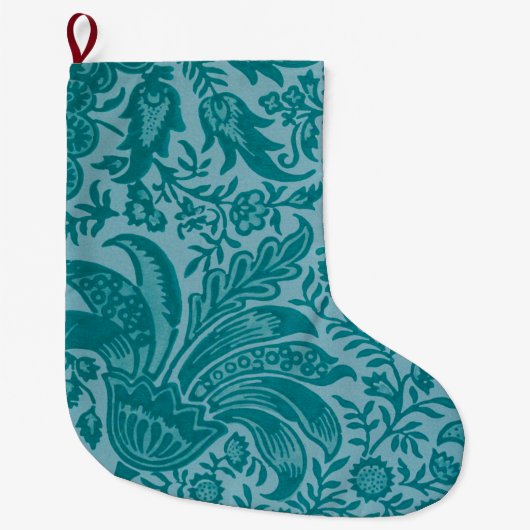 Indisches Muster (von William Morris) Große Weihna Großer Weihnachtsstrumpf (Vorderseite)