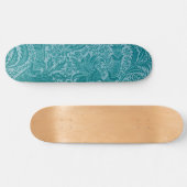 Indisches Muster (von William Morris) Skateboard (Horizontal)